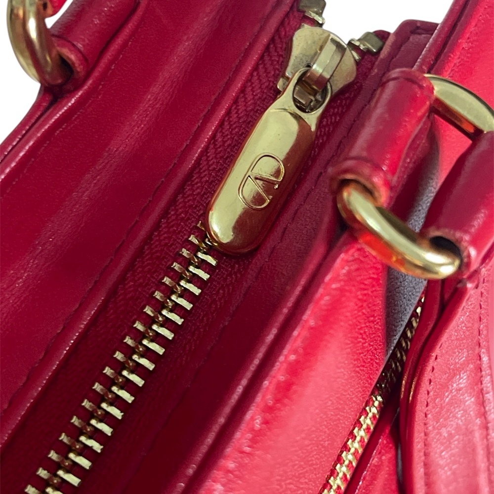 Valentino Garavani Shoulder bag leather Red Gold - Picture 4 of 5